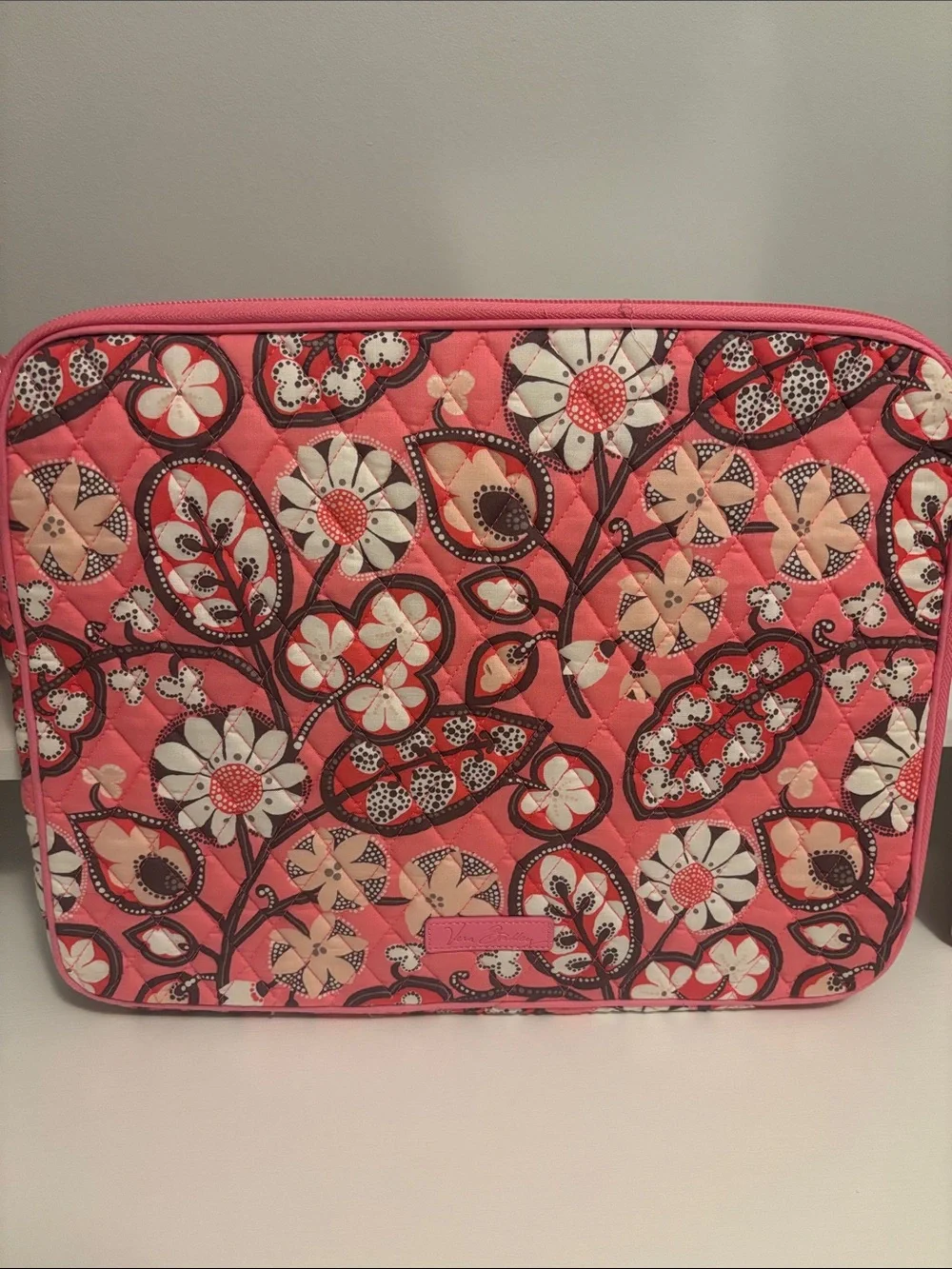 Vera Bradley Quiltered Laptop Bag Pink Blush